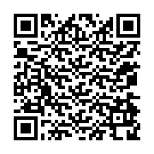 Kode QR untuk nomor Telepon +12074928114