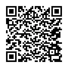 QR Code สำหรับหมายเลขโทรศัพท์ +12074937337