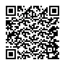 QR-Code für Telefonnummer +12074952676