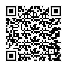 QR-код для номера телефона +12074957691