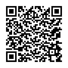 Código QR para número de teléfono +12074958115