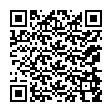 QR-код для номера телефона +12074958121