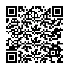 QR-koodi puhelinnumerolle +12074958306