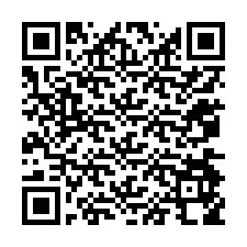 Código QR para número de teléfono +12074958312