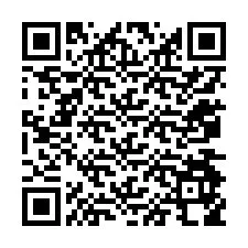 Código QR para número de teléfono +12074958386