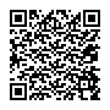 Codice QR per il numero di telefono +12074958643