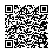 QR Code pour le numéro de téléphone +12074958646