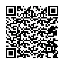 Código QR para número de telefone +12074958647