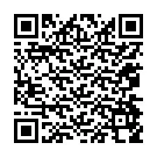 Código QR para número de telefone +12074958652