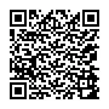 QR Code pour le numéro de téléphone +12074982834