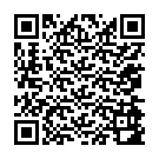 Codice QR per il numero di telefono +12074982836