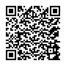 QR код за телефонен номер +12074982839