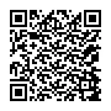 QR Code pour le numéro de téléphone +12074987231