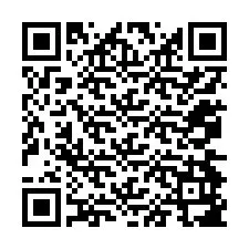 QR-Code für Telefonnummer +12074987233