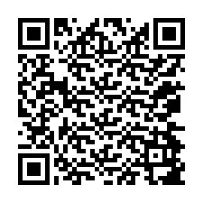 Codice QR per il numero di telefono +12074987238