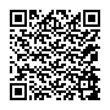 QR-Code für Telefonnummer +12074987961