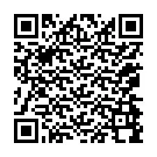 Codice QR per il numero di telefono +12074998078