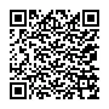 QR Code สำหรับหมายเลขโทรศัพท์ +12075174434