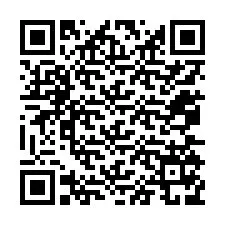 QR Code สำหรับหมายเลขโทรศัพท์ +12075179623