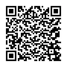 Código QR para número de teléfono +12075247530