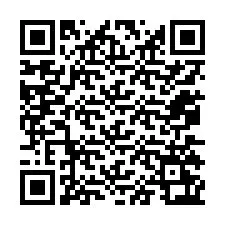 QR-Code für Telefonnummer +12075263657