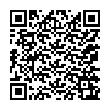 QR Code สำหรับหมายเลขโทรศัพท์ +12075263664