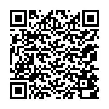 Código QR para número de teléfono +12075400575