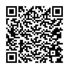 Código QR para número de teléfono +12075404563