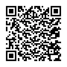 Código QR para número de teléfono +12075534703