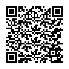 Código QR para número de teléfono +12075543974