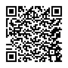 QR-Code für Telefonnummer +12075544375