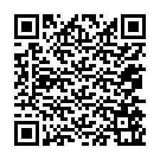 QR-Code für Telefonnummer +12075561573