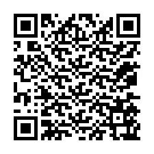 QR код за телефонен номер +12075567519