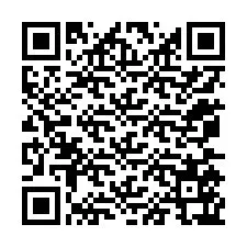 QR код за телефонен номер +12075567524