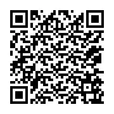 Código QR para número de telefone +12075567529