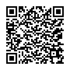 Codice QR per il numero di telefono +12075674438