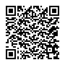 QR-код для номера телефона +12075678469