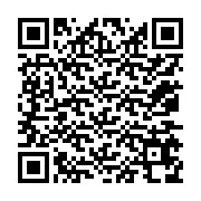 QR код за телефонен номер +12075678489