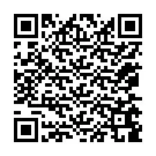 QR Code สำหรับหมายเลขโทรศัพท์ +12075689129