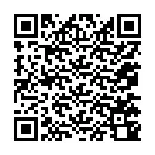 Código QR para número de teléfono +12075740713