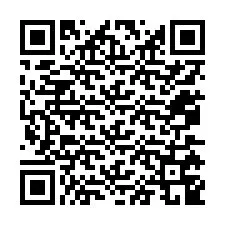 Código QR para número de teléfono +12075749053