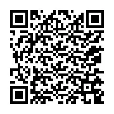 QR код за телефонен номер +12075749058