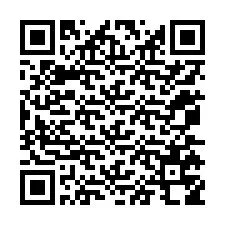 Kode QR untuk nomor Telepon +12075758560