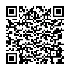 Código QR para número de teléfono +12075804254