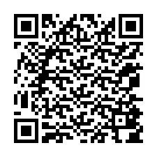 Código QR para número de teléfono +12075804260