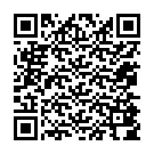 Código QR para número de telefone +12075804267