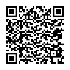 Código QR para número de teléfono +12075828327