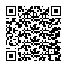 QR Code สำหรับหมายเลขโทรศัพท์ +12075828334