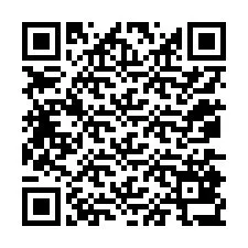 QR-код для номера телефона +12075837648