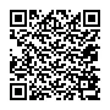 QR-код для номера телефона +12075837657